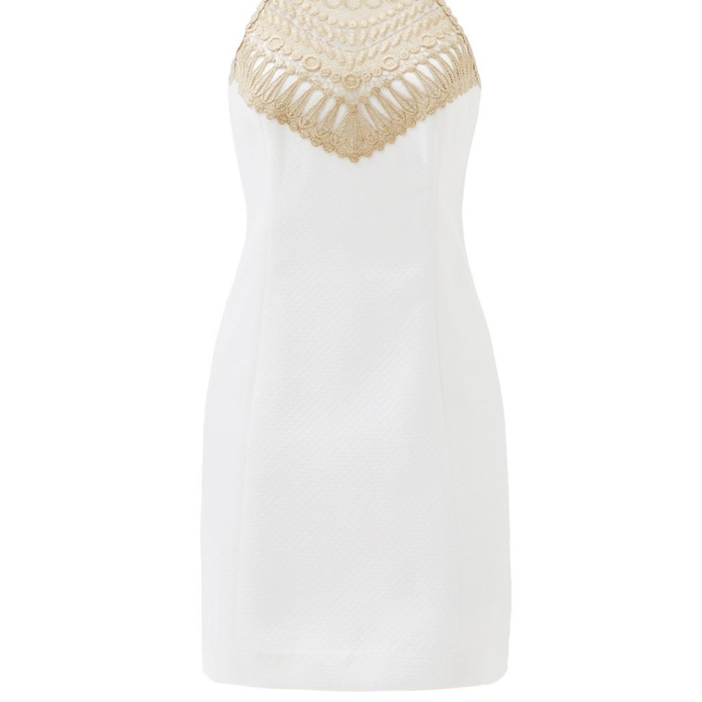 Lilly Pulitzer Pearl Resort White Gold Lace